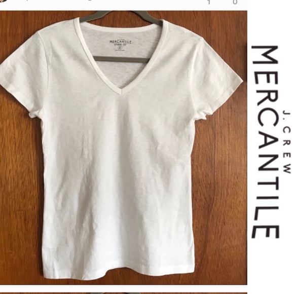 New Jcrew Mercantile Studio Tee White 